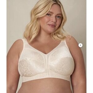 New Playtex 18 Hour Ultimate Shoulder Comfort Beige Smoothing Bra 4693 52C